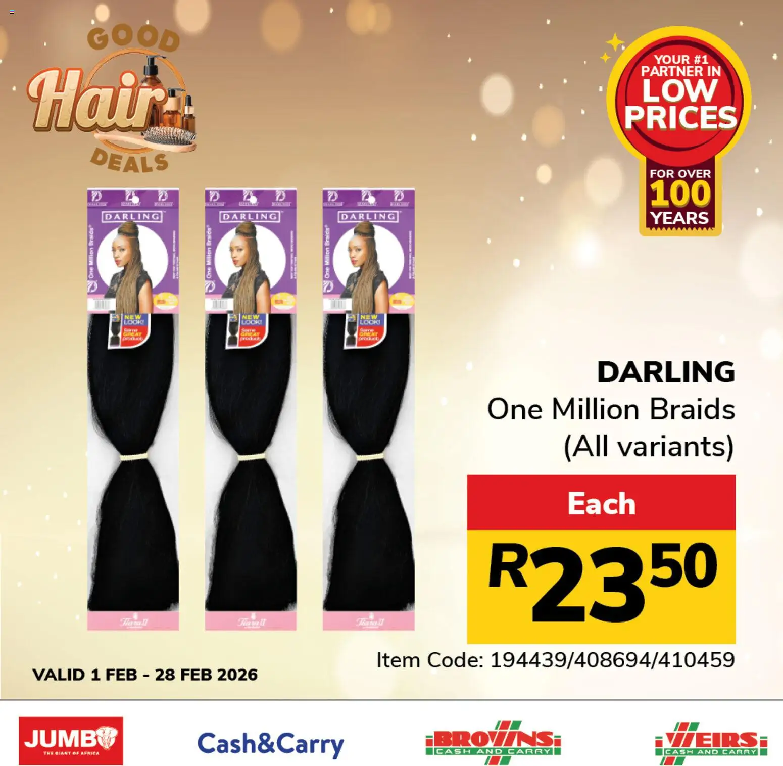 New Jumbo catalogue – valid from 01.02.2026 | Page: 1 | Products: Braids