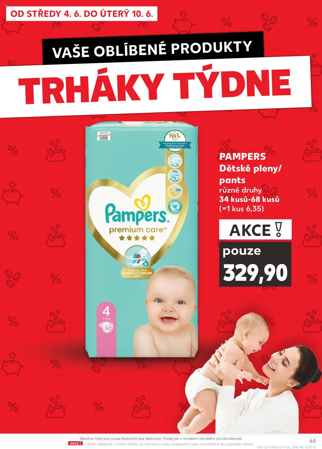 Kaufland leták - Praha 8 od 04.06.2025 | Strana: 65 | Produkty: Pampers, Pants