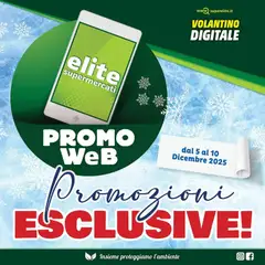 Anteprima del volantino Elite Supermercati Promo Web catalogo valido a partire dal 05.12.2025