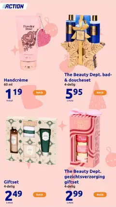 Action - Presents  - Voorbeeld van een folder van Action, geldig van 26.11.2025 | Pagina: 168 | Producten: Doucheset, Bad, Handcrème