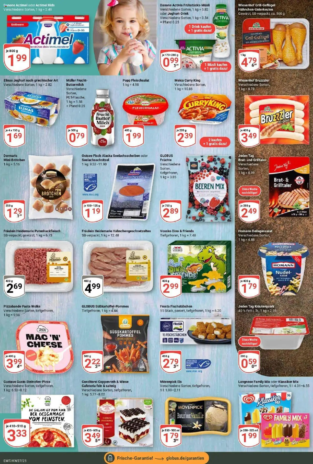 Globus prospekt Mittelhausen	 - gültig ab dem 29.06.2025 | Seite: 14 | Produkte: Gustavo gusto, Quark, Movenpick eis, Eis