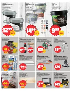 Tokmanni-mainoslehti voimassa 30.03.2026 alkaen | Sivu: 13 | Tuotteet: Maali, Pahvi, Akku