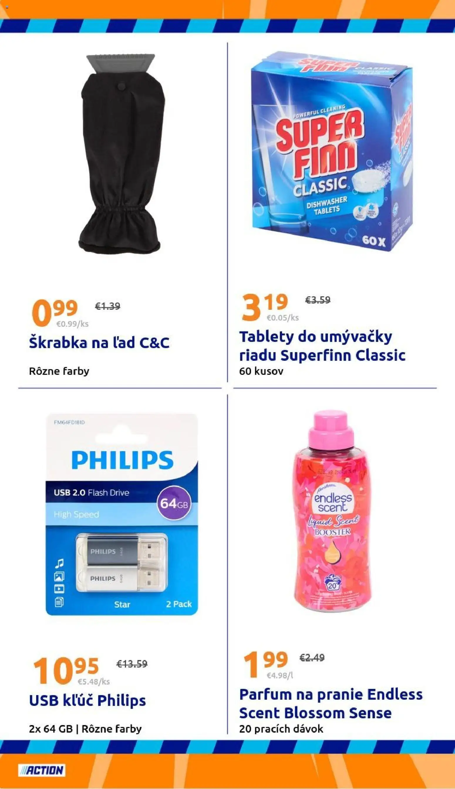 Nové Action akcie – leták je platný od 31.12.2025 | Strana: 26 | Produkty: Tablety do umývačky riadu, USB
