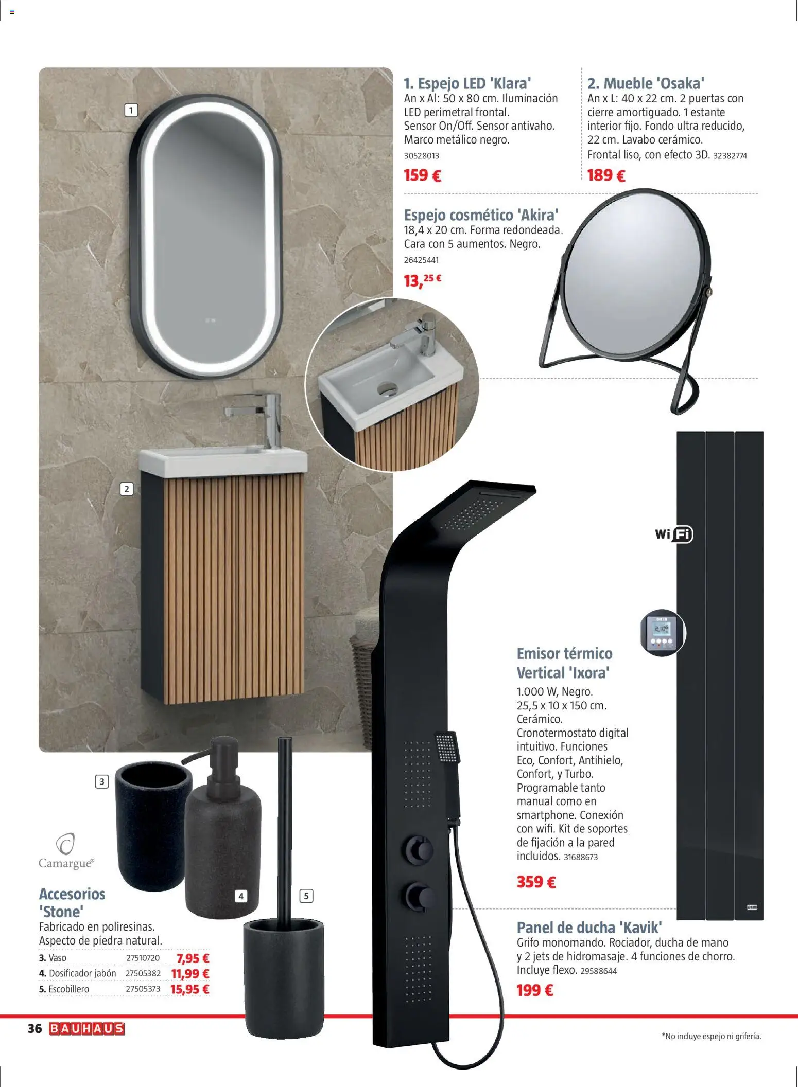 Bauhaus folleto Renueva │ válido desde el 02.03.2026 | Página: 36 | Productos: Jabón, Marco, Galette de chaise, Ducha