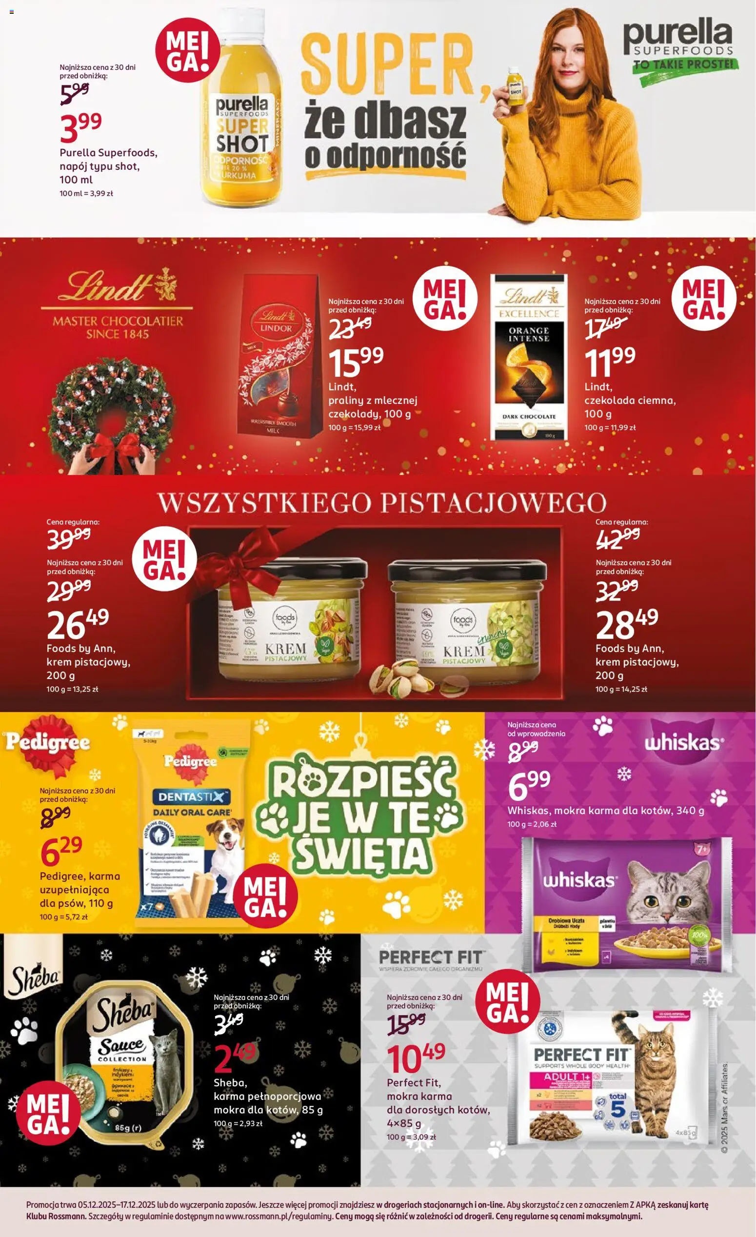 Rossmann Gazetka od 05.12.2025 | Strona: 38 | Produkty: Praliny, Czekolada, Body, Krem