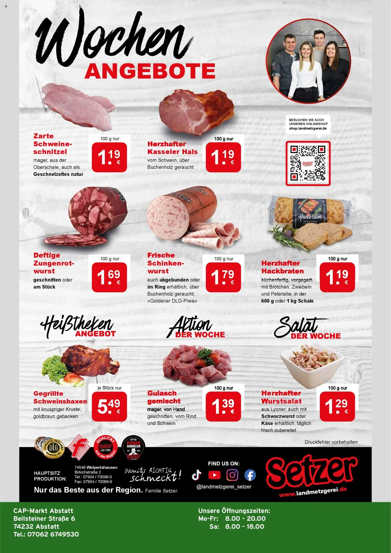 CAP Markt Prospekt – gültig ab 12.01.2026 | Seite: 4 | Produkte: Käse, Wurst, Schinken, Salat