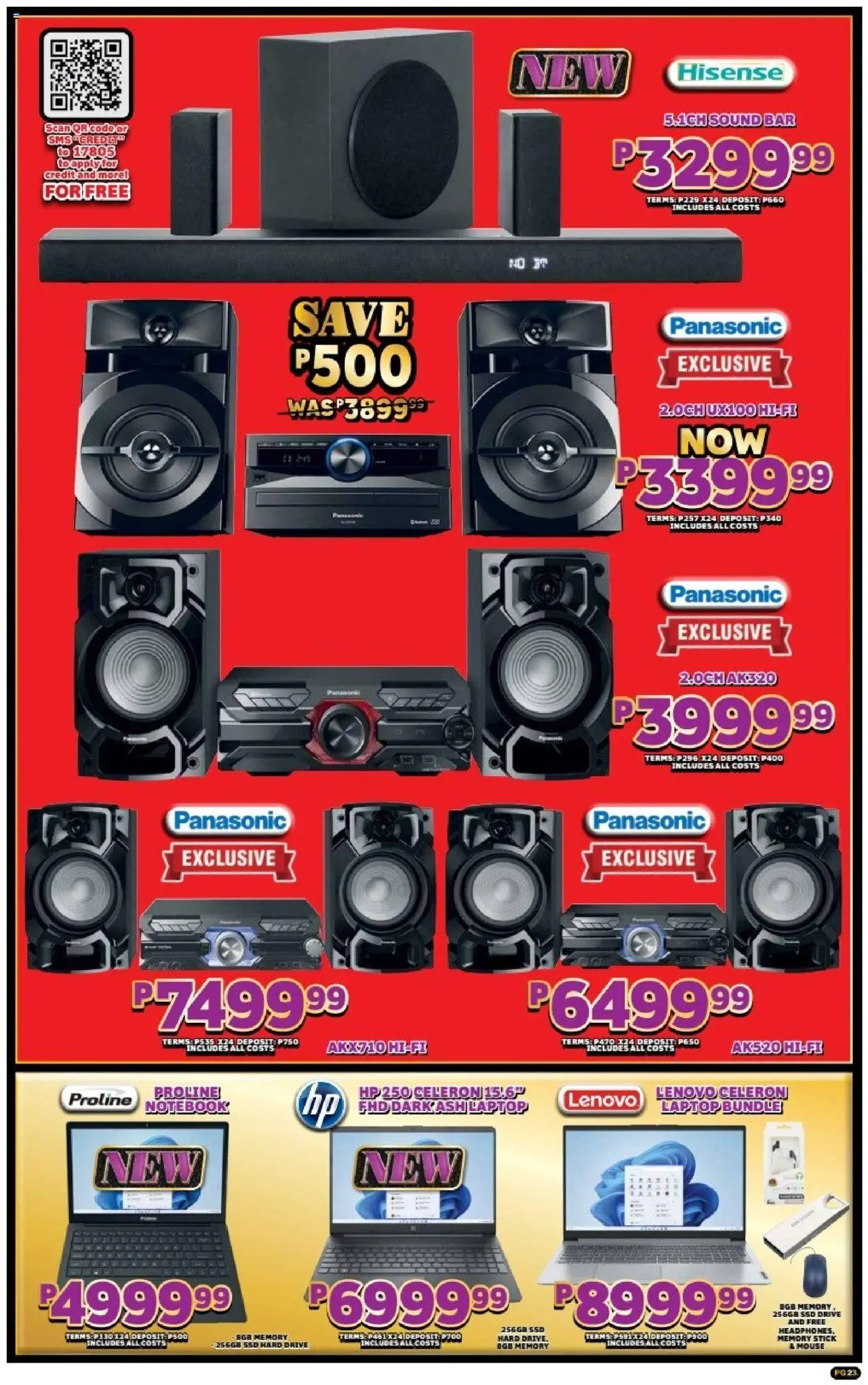 New Lewis Stores catalogue – valid from 01.10.2025 | Page: 23 | Products: Notebook, Laptop, Hard drive