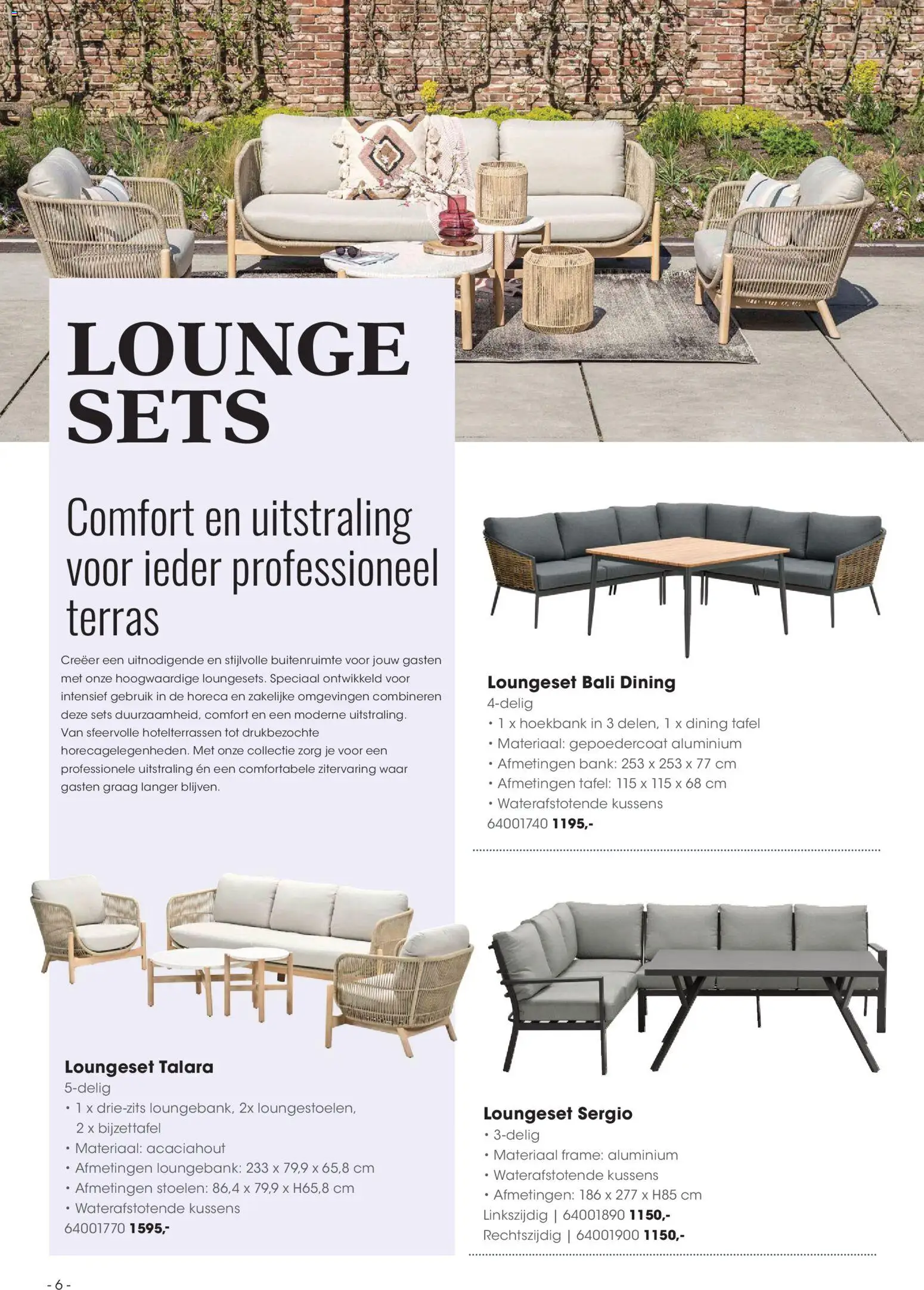 {H1} | Pagina: 6 | Producten: Bank, Tafel, Kussens, Papier blanc