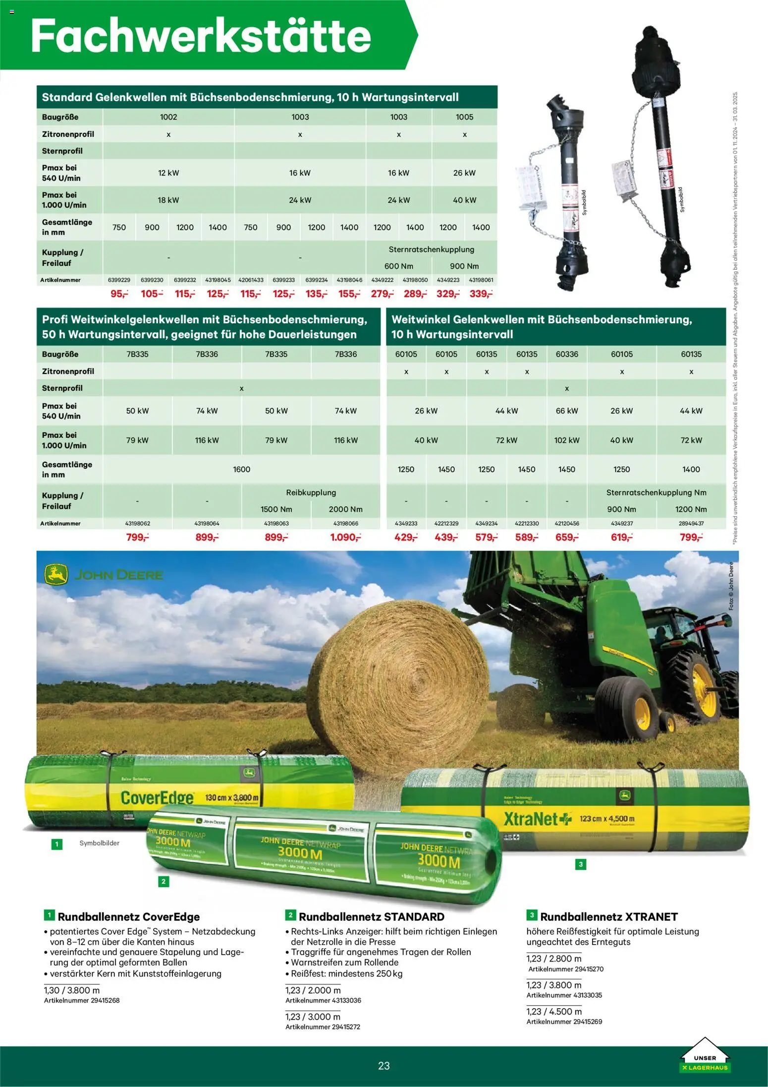 Lagerhaus Grünland-Kompetenz erfahren gültig ab 01.10.2025 | Seite: 23 | Produkte: Presse