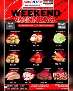 Saverite specials catalogue – valid from 27.03.2026