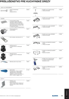 Blanco leták platný od 04.02.2026 | Strana: 467 | Produkty: Drezy, Ventil, Náradie