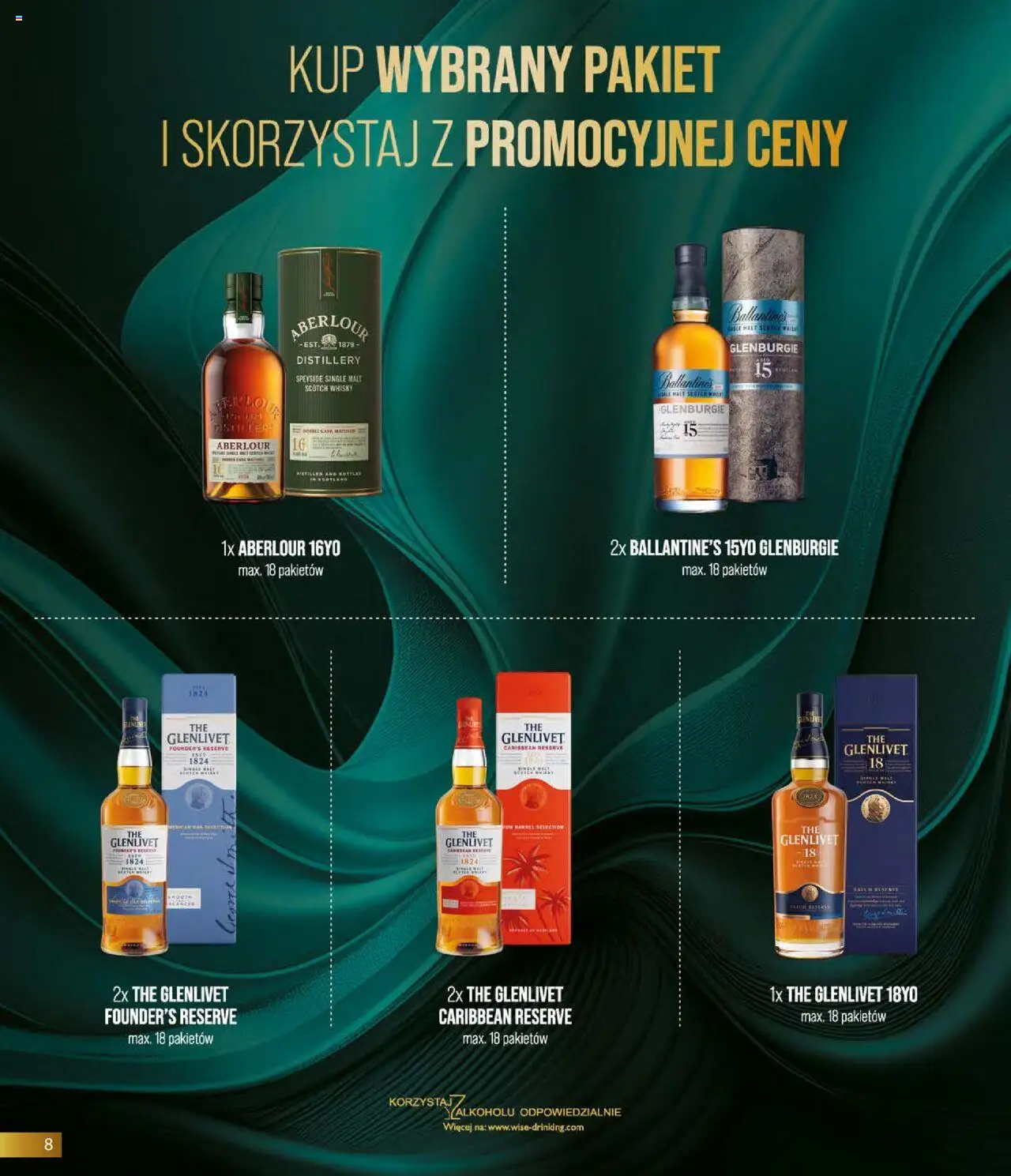 Eurocash Gazetka - Horeca od 01.08.2025 | Strona: 8 | Produkty: Whisky