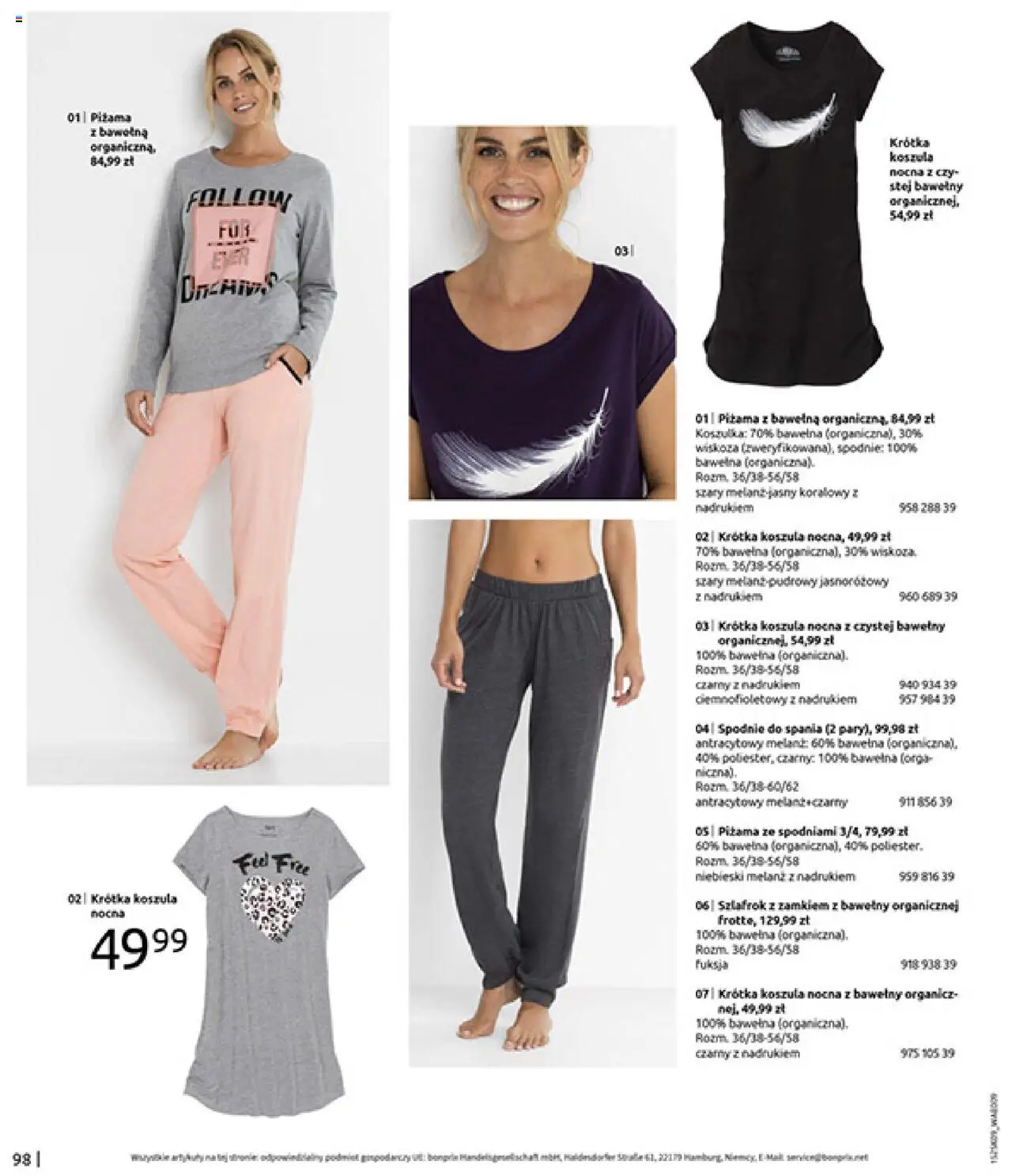 BonPrix Katalog - Przytulny Sezon Przejściowy od 22.09.2025 | Strona: 100 | Produkty: Koszula, Spodnie, Szlafrok