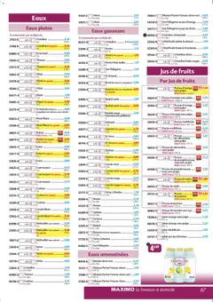 Maximo - Prévisualisation de Maximo catalogue epicerie valide à partir de 24.10.2025 | Page: 67