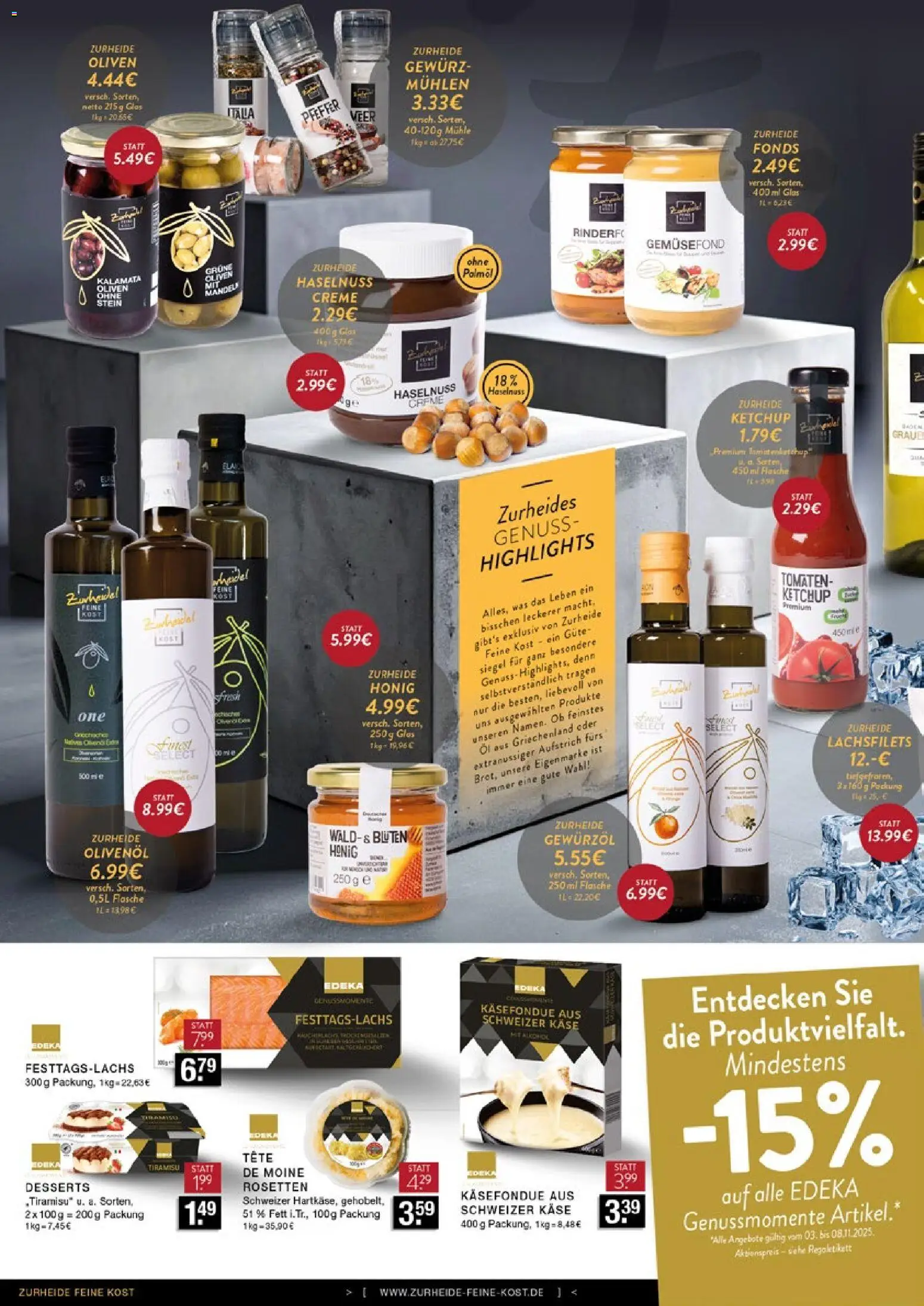 Edeka Zurheide Prospekt 	 – gültig ab 03.11.2025 | Seite: 6 | Produkte: Mühle, Creme, Pfeffer, Ketchup