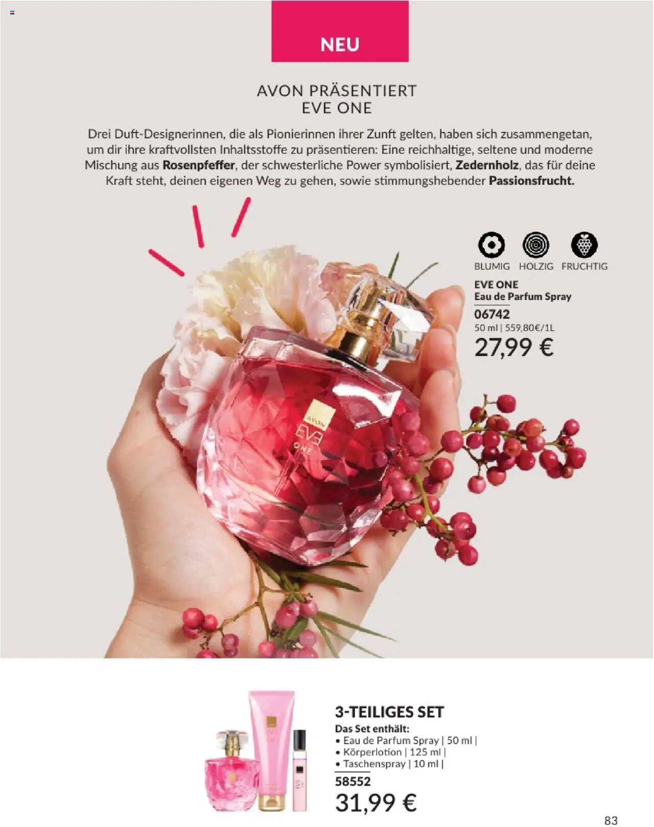AVON Katalog August 2025 - gültig ab dem 01.08.2025 | Seite: 85 | Produkte: Parfüm, Körperlotion, Eau de Parfum