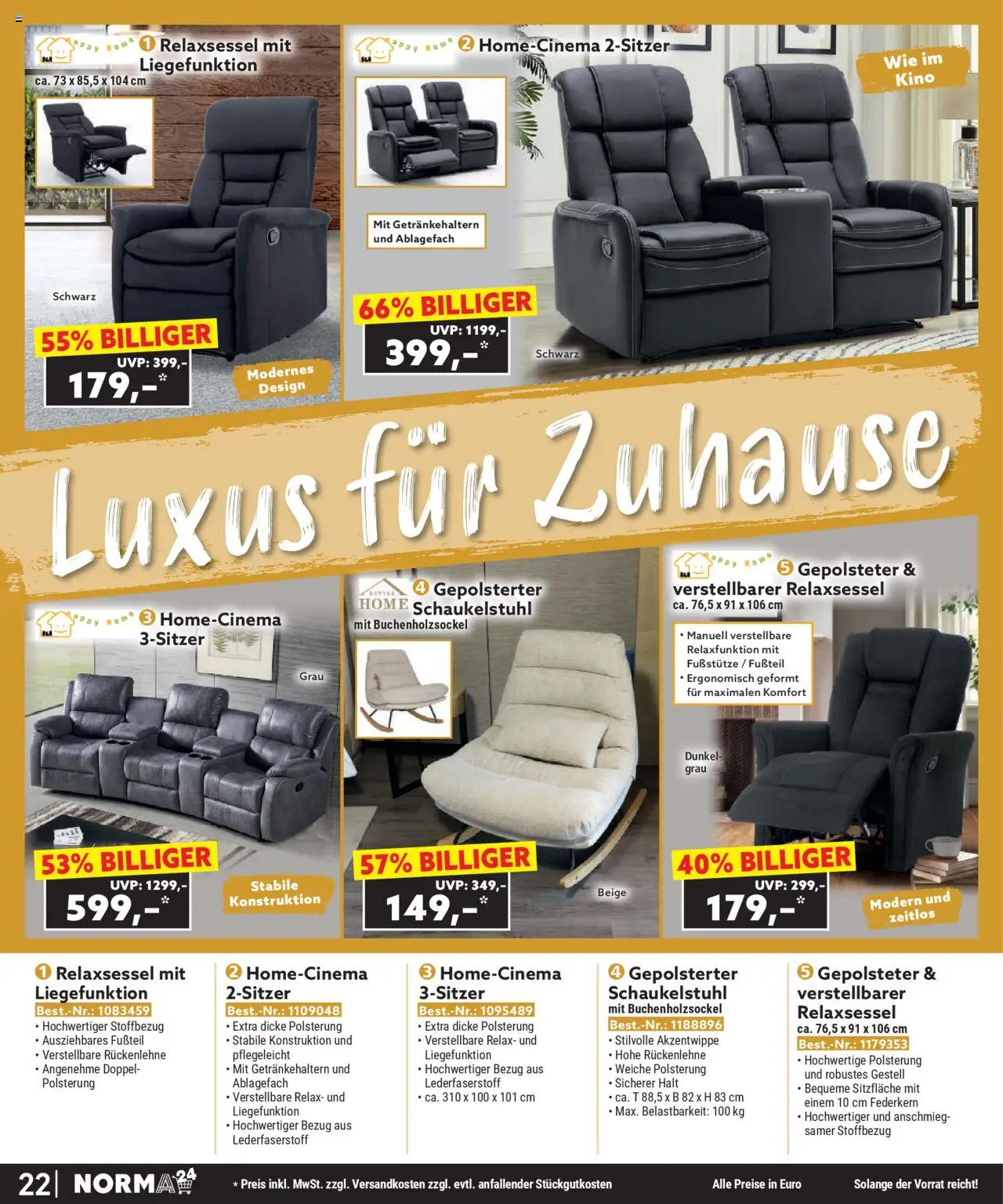 Norma - Bestellmagazin gültig ab 01.08.2025 | Seite: 22 | Produkte: Butter