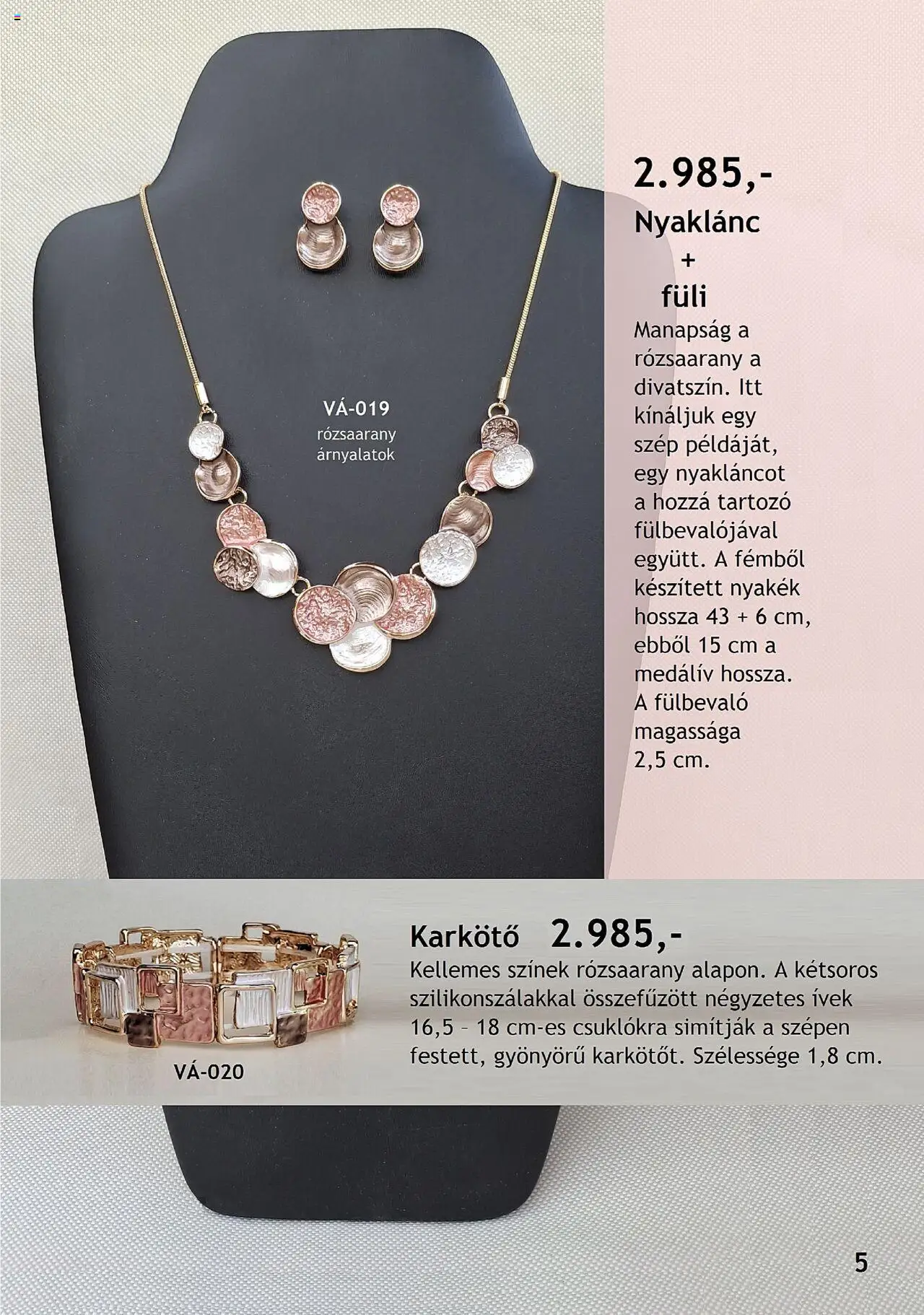 Betly akciós ujság - amely érvényes a következő dátumtól: 26.08.2025 | Oldal: 5 | Termékek: Karkötő