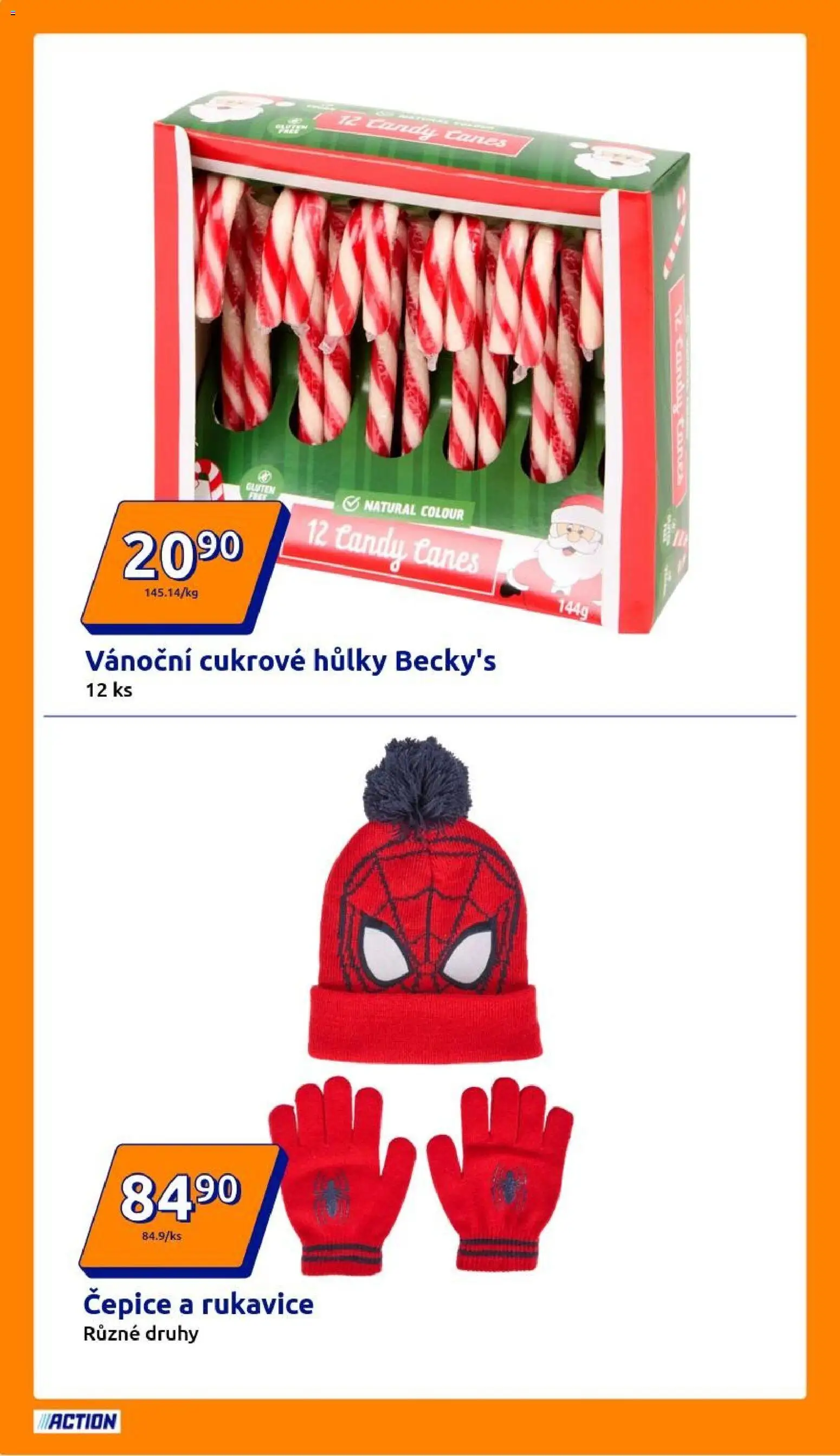 Action leták od 12.11.2025 | Strana: 2 | Produkty: Čepice, Rukavice