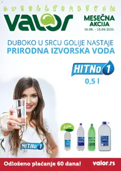 Valor katalog - pregled Valor kataloga - važi od 16.08.2025