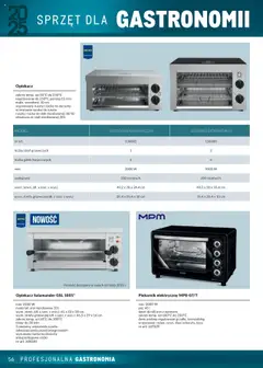 Makro Gazetka - Katalog produktów dla profesjonalnej Gastronomii od 24.02.2025 | Strona: 56 | Produkty: Piekarnik, Opiekacz