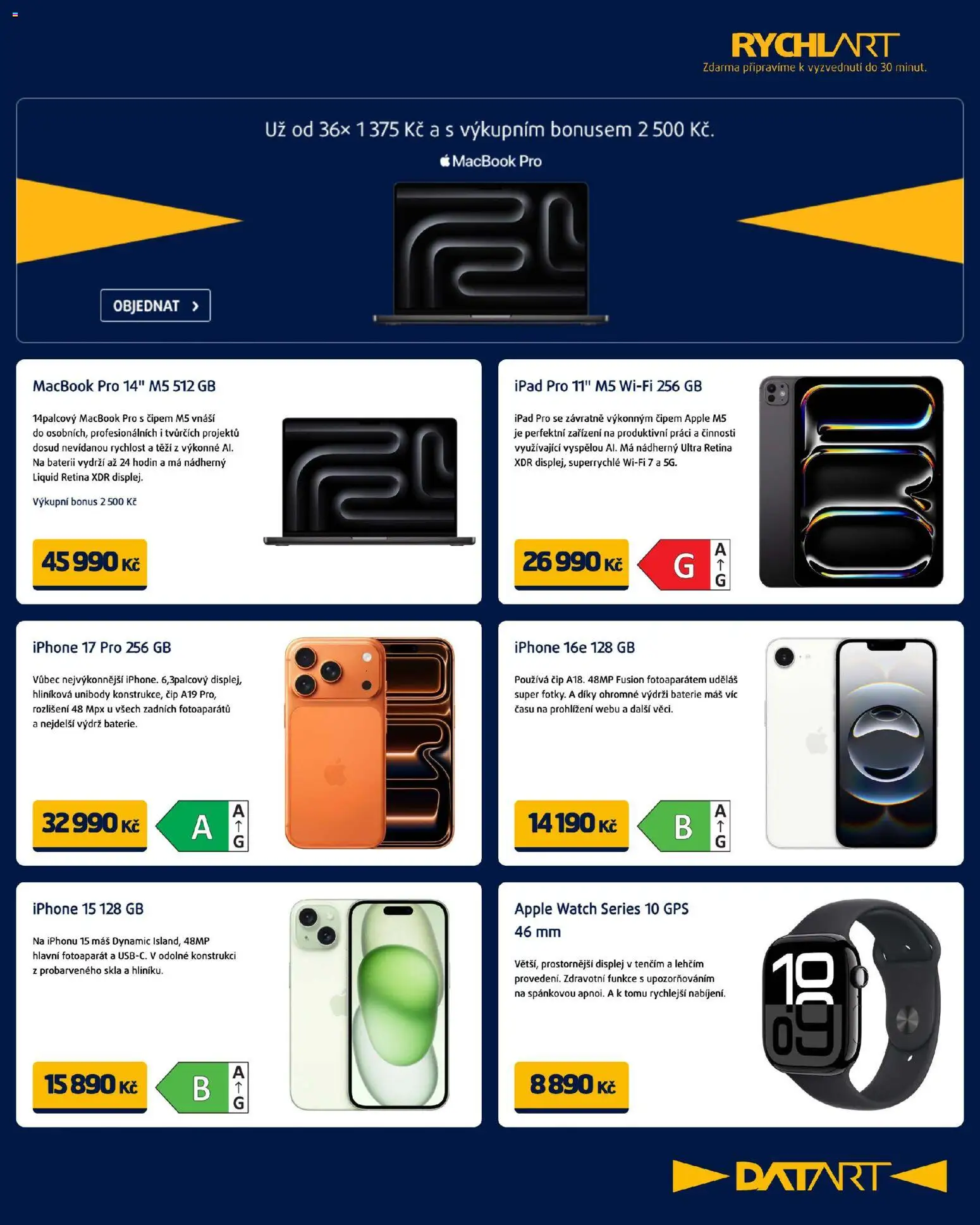 Datart Black Friday od 10.11.2025 | Strana: 5 | Produkty: Iphone, Ipad, Apple, Baterie