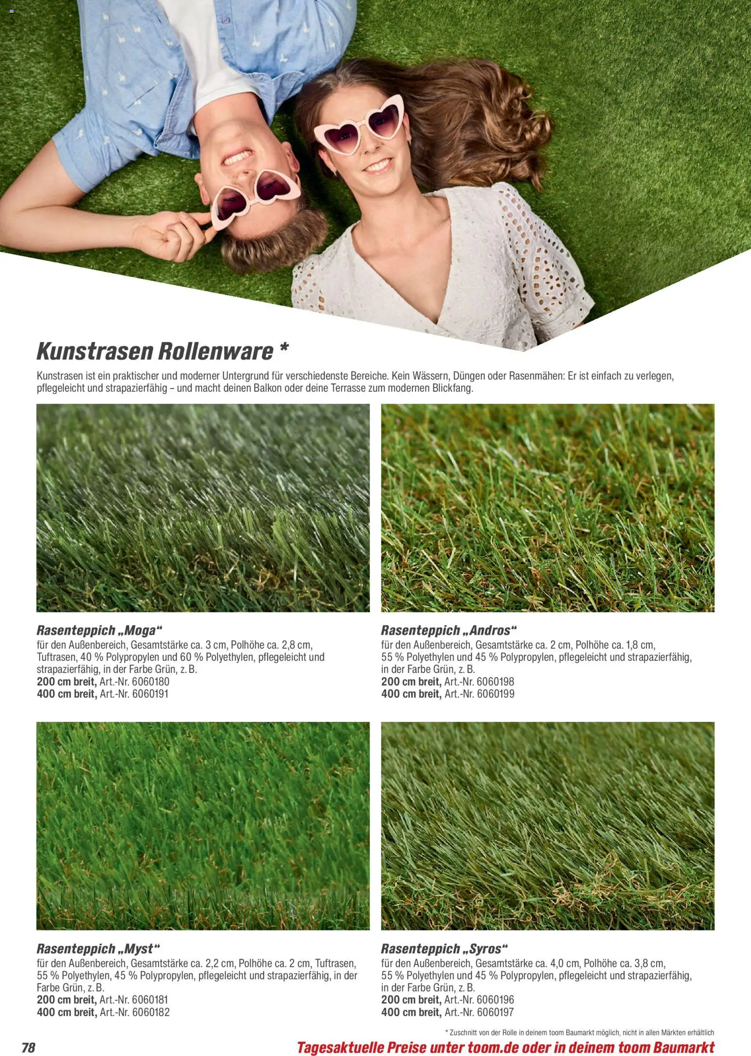 Toom Baumarkt Gartenbaustoffe 2026 – gültig ab 20.02.2026 | Seite: 78