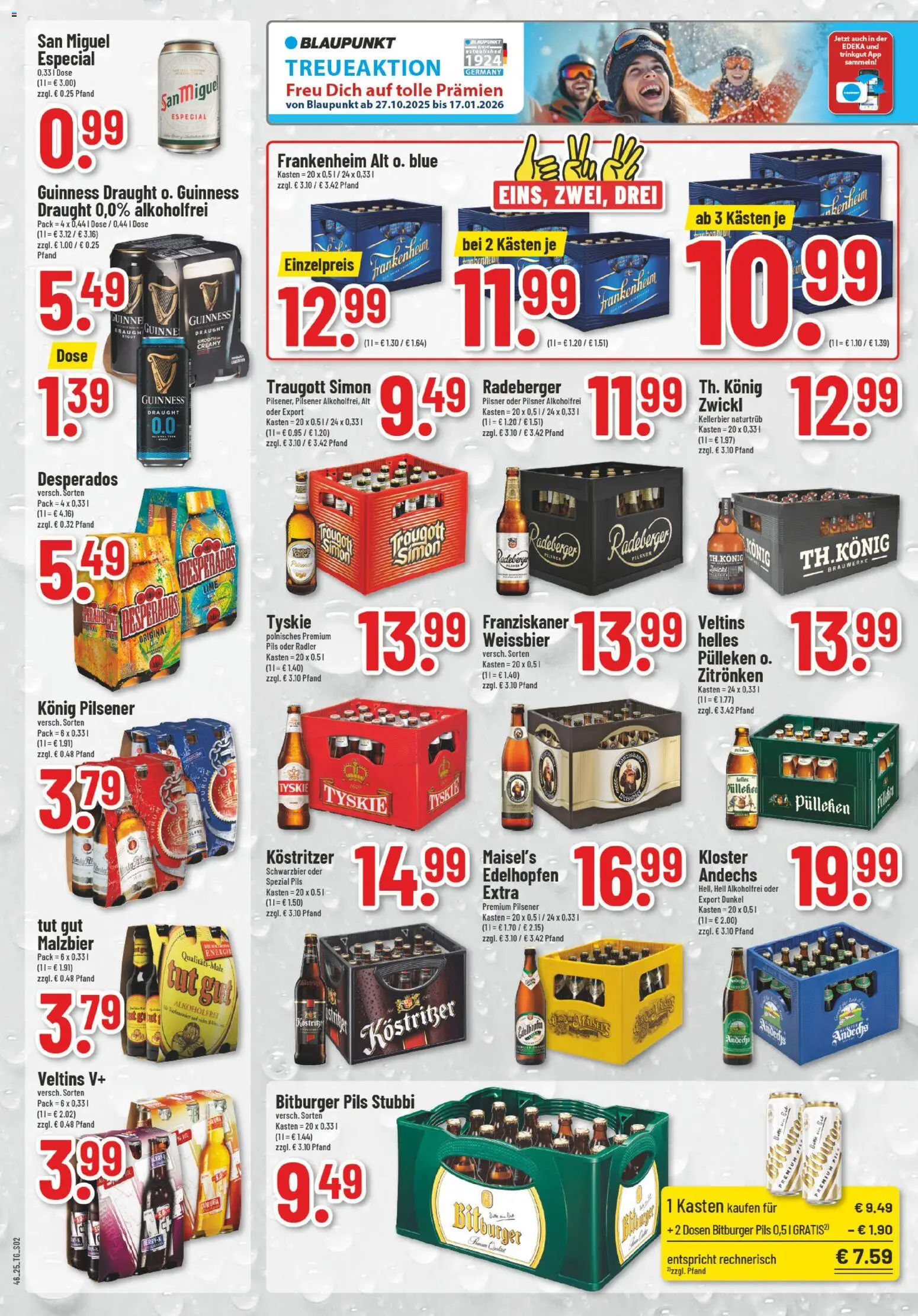 Trinkgut Prospekt – gültig ab 10.11.2025 | Seite: 2 | Produkte: Franziskaner, Tyskie, Konig pilsener, Veltins
