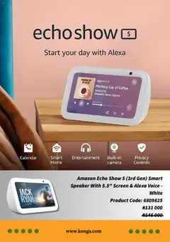 Offer preview "Konga Catalogue" | Page: 5 | Products: Speaker, Coffee