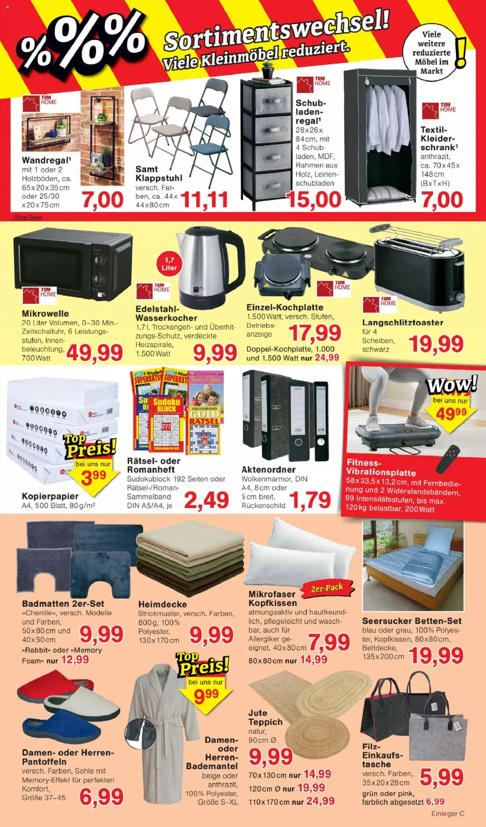 Jawoll Prospekt – gültig ab 23.02.2026 | Seite: 7 | Produkte: Mikrowelle, Kopfkissen, Bettenset, Teppich