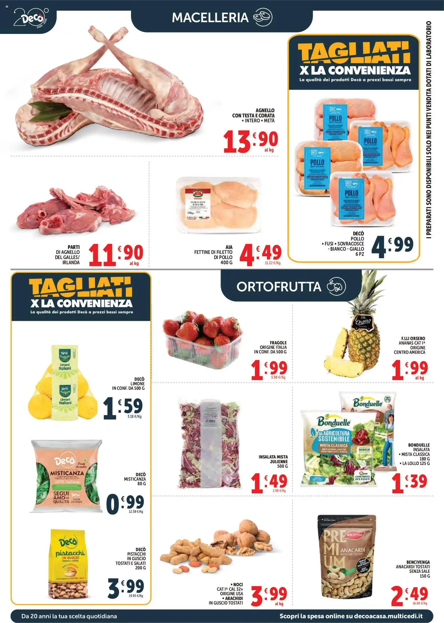 Volantino Decò del 27.03.2026 | Pagina: 12 | Prodotti: Sale, Anacardi, Arachidi, Pistacchi