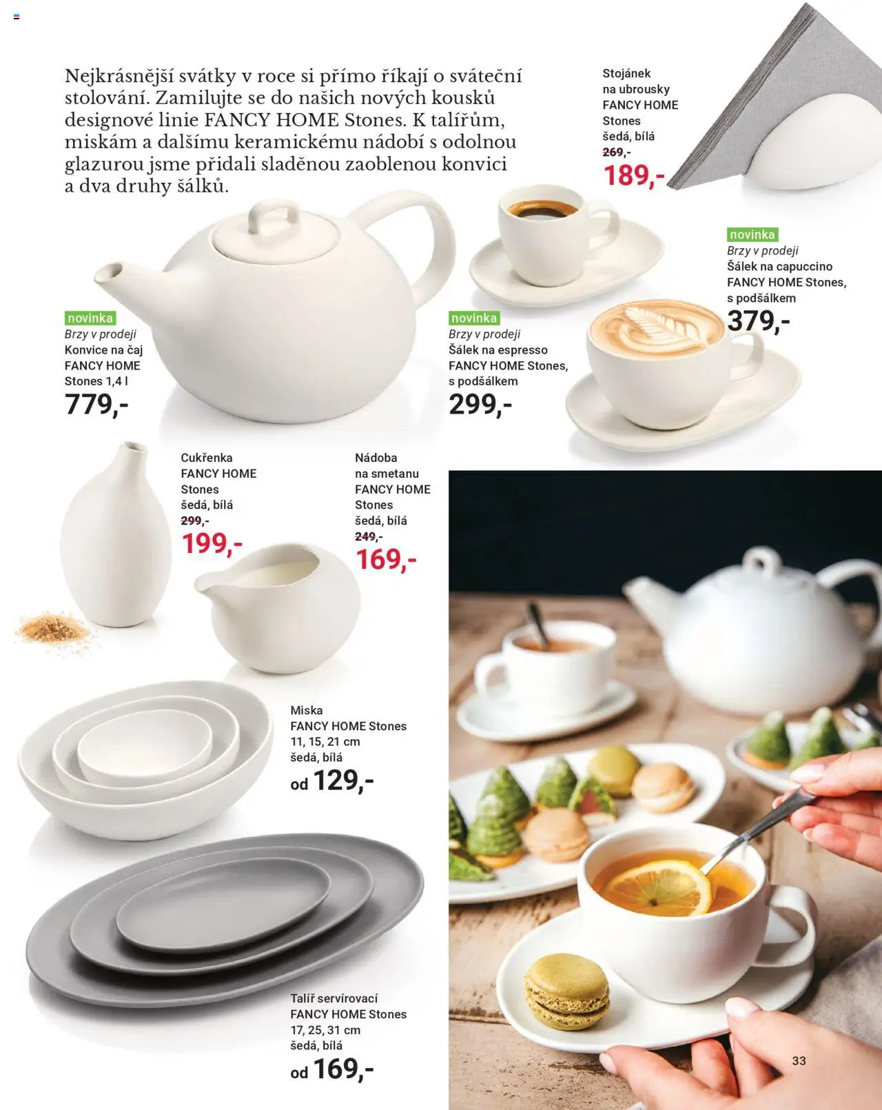 TESCOMA katalog - Podzim/zima 2025 od 20.10.2025 | Strana: 33 | Produkty: Cukřenka, Ubrousky, Šálek, Konvice