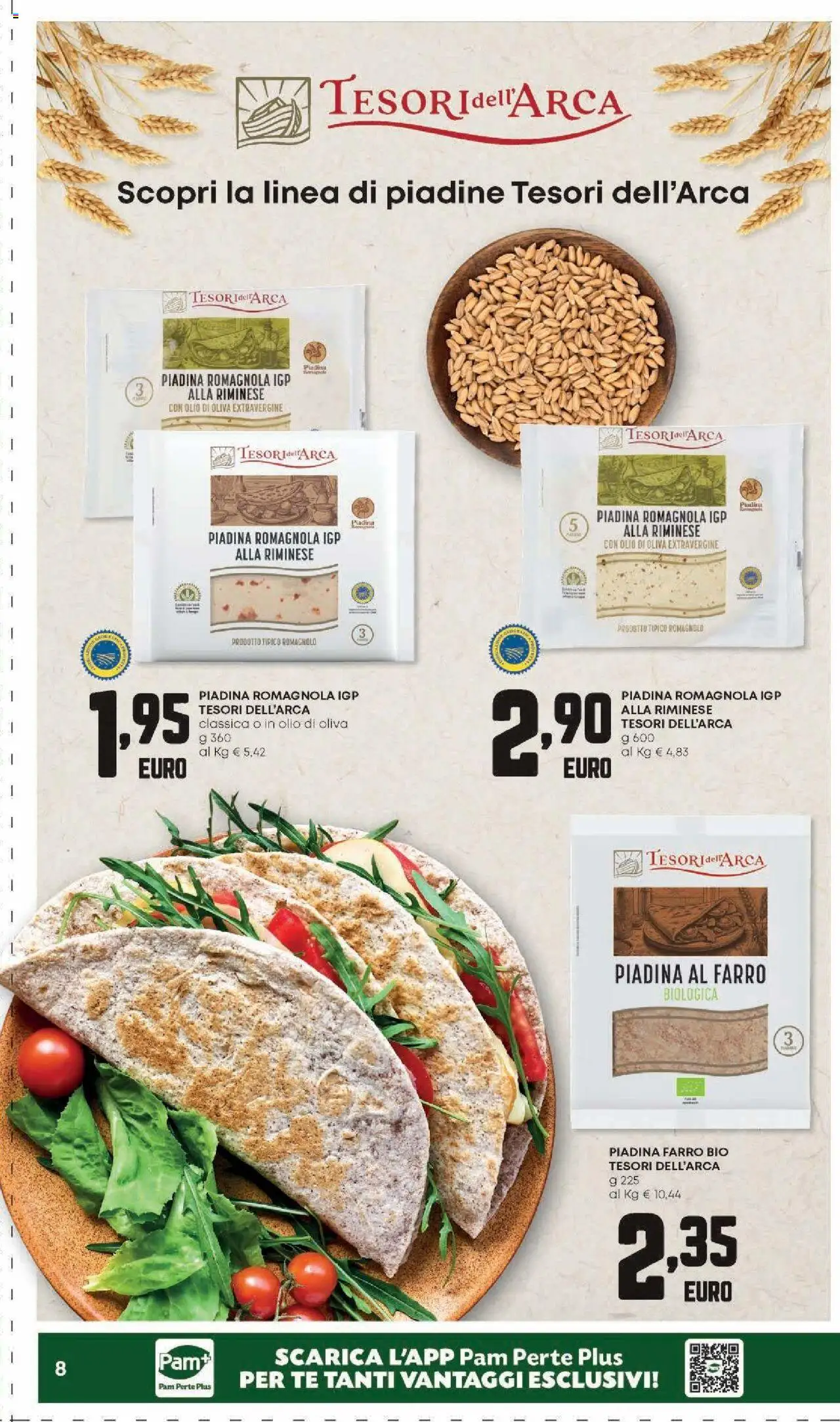 Volantino Panorama del 07.08.2025 | Pagina: 8 | Prodotti: Tè, Olio, Piadina, Farro