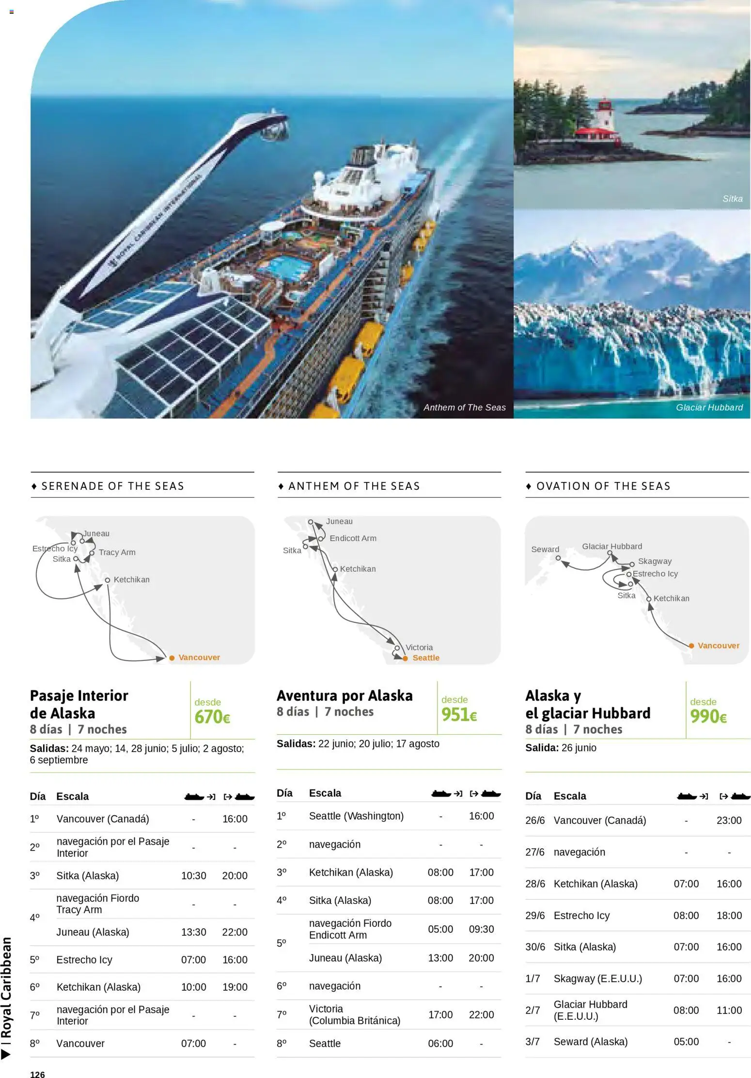 Viajes El Corte Inglés Cruceros marítimos │ válido desde el 01.01.2026 | Página: 127 | Productos: Navegación