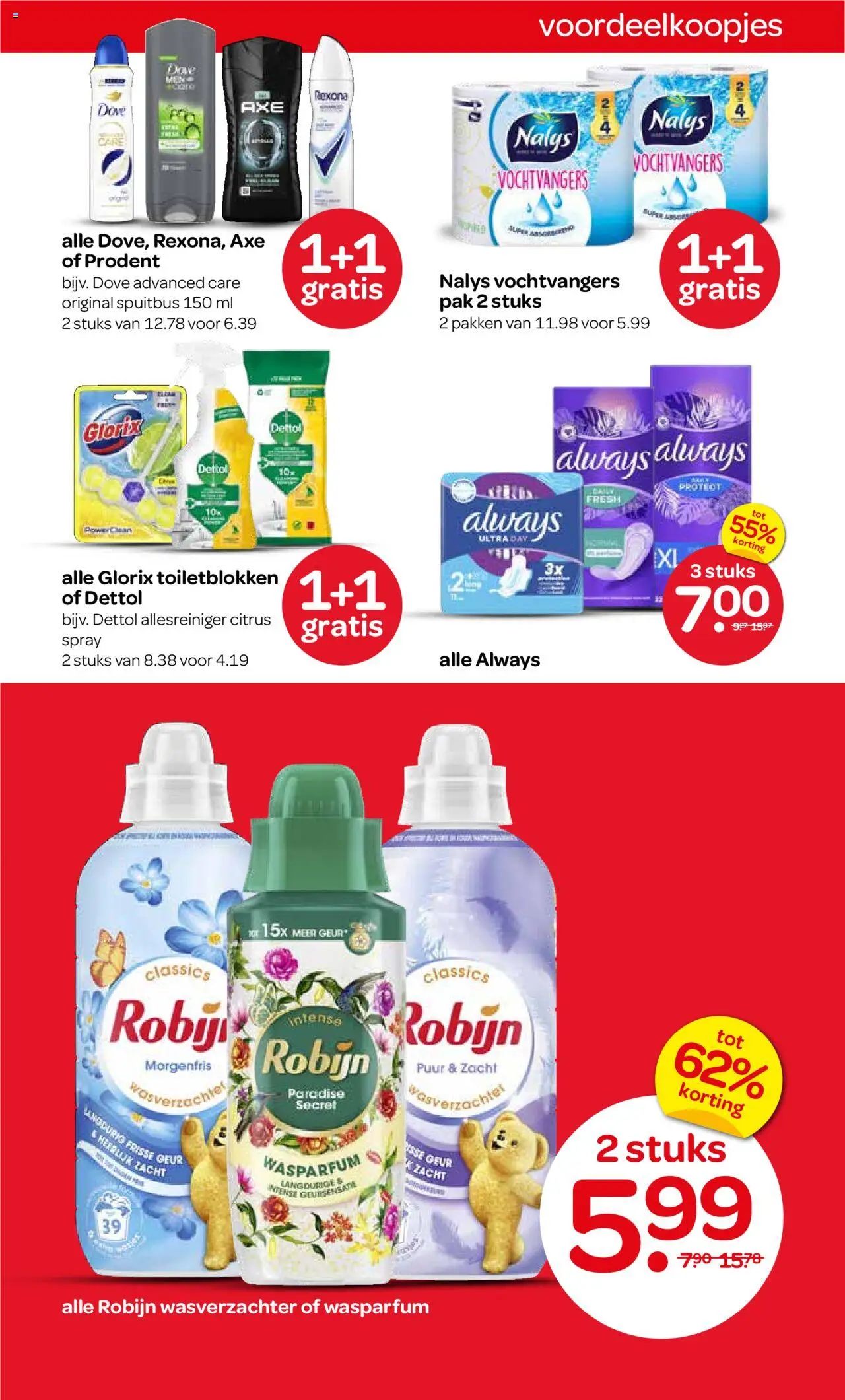  | Pagina: 13 | Producten: Wasverzachter, Robijn, Allesreiniger, Geur