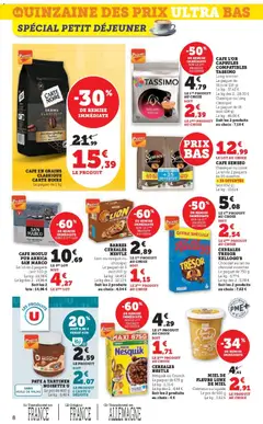U Express - Prévisualisation de U Express - Les prix bas de la semaine valide à partir de 13.01.2026 | Page: 8 | Produits: Chocapic, Pâte à tartiner, Huile, Café