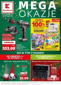 Pogląd oferty "Kaufland gazetka - Mega okazje" - ważna od 04.12.2025