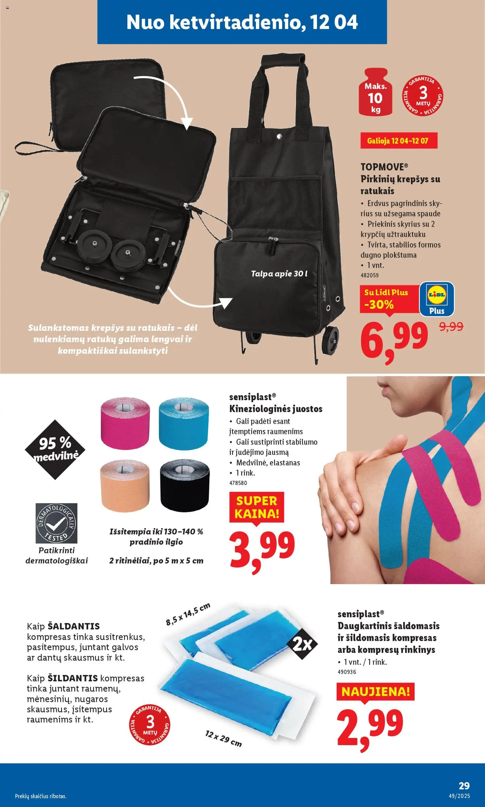 LIDL akcijos nuo 01.12.2025 | Puslapis: 29 | Prekių: Krepšys