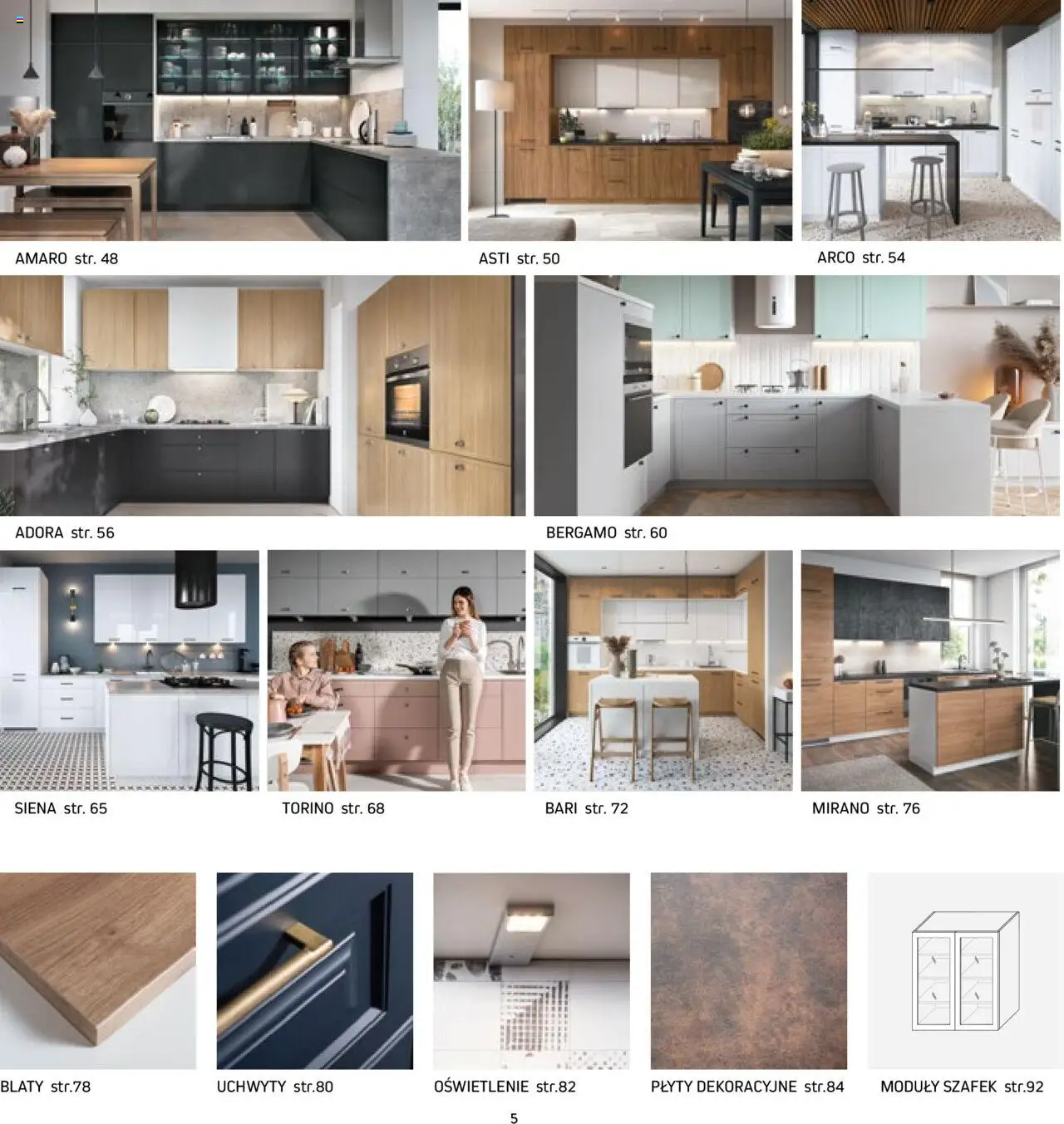 Komfort Gazetka - Katalog kuchnie od 01.09.2024 | Strona: 5 | Produkty: Plyty