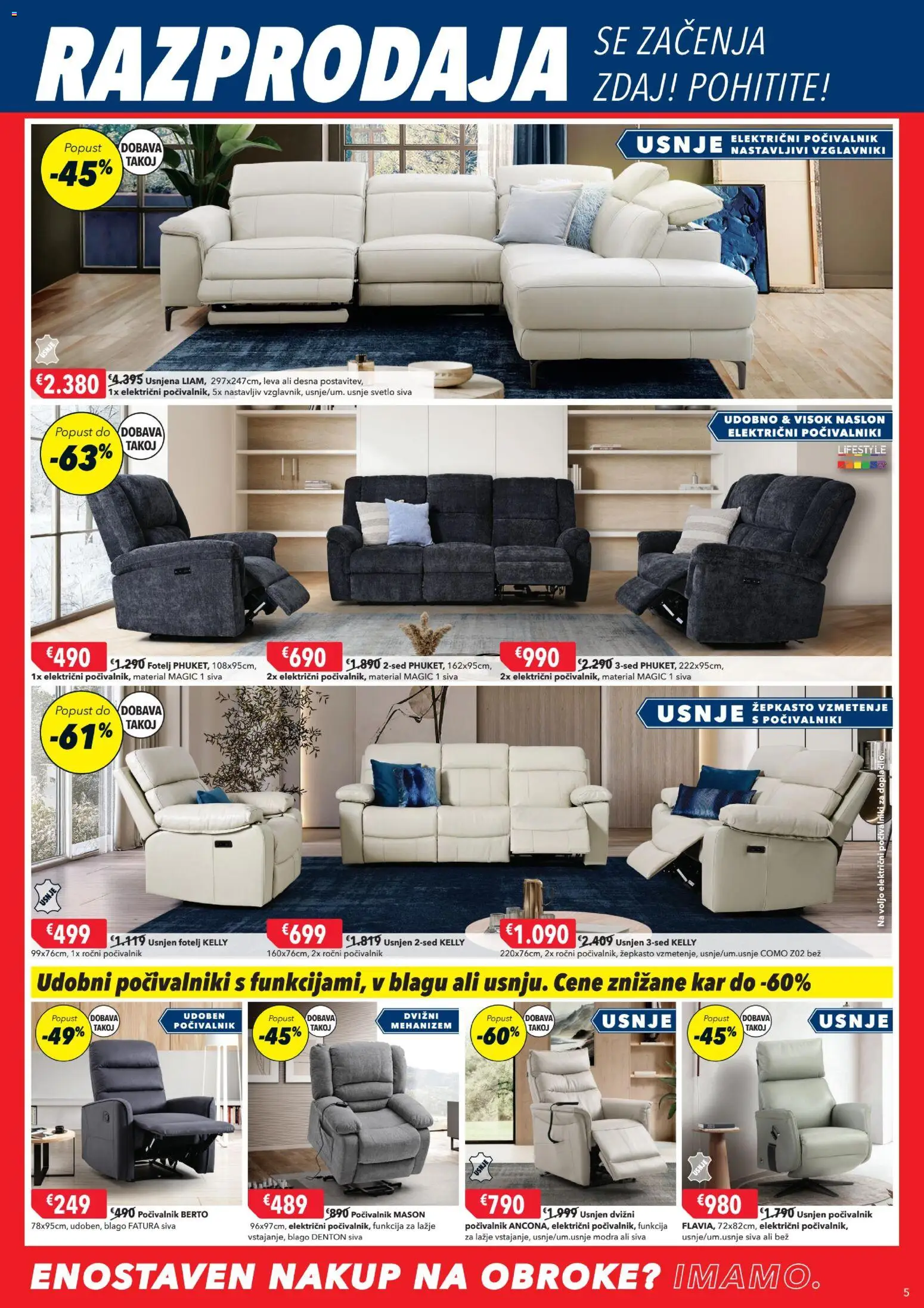 Novi Harvey Norman katalog ponudbe – veljaven od 22.12.2025 | Stran: 5 | Izdelki: Fotelj