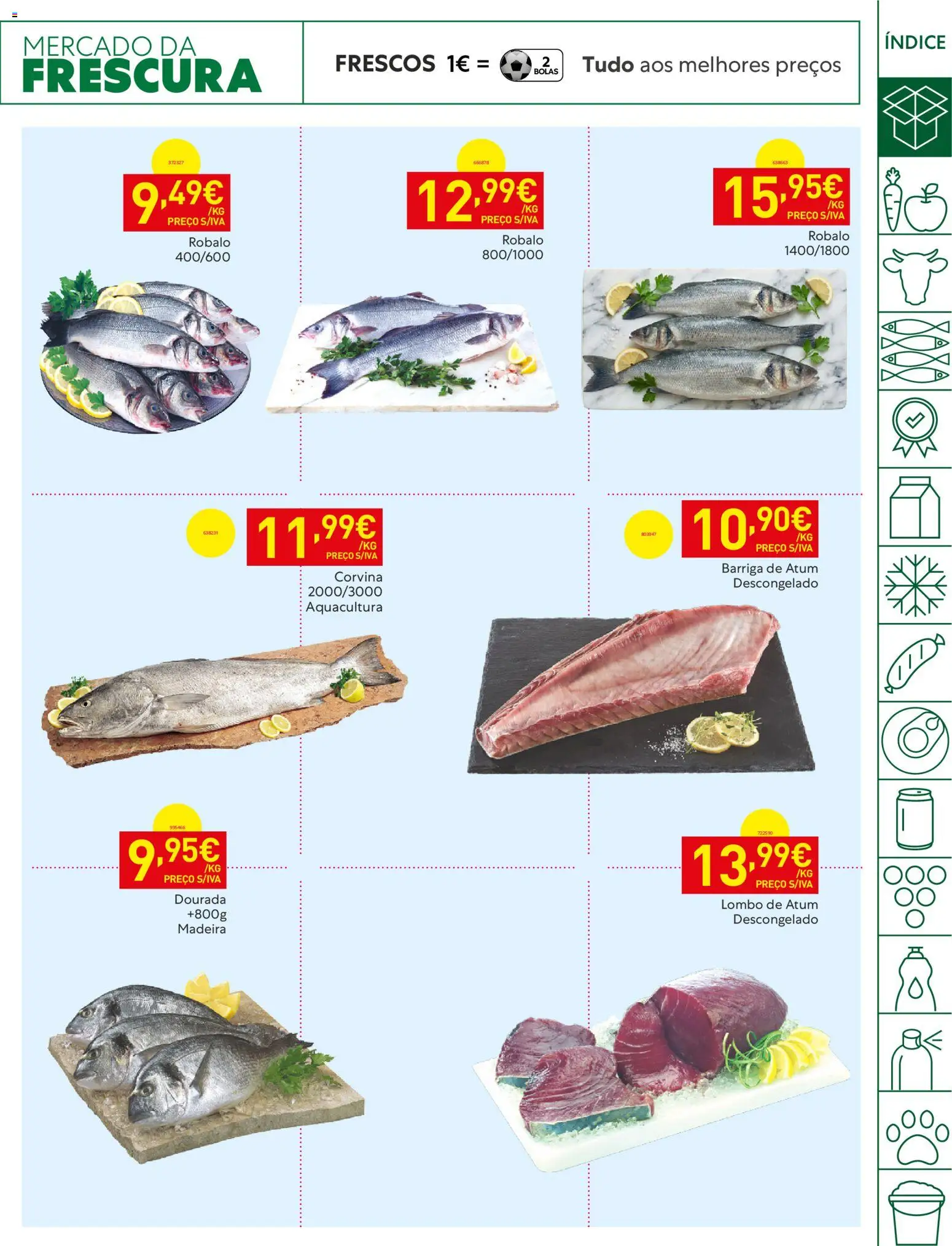 Recheio - Bons Negócios Madeira │ válido de 07.04.2026 | Página: 7 | Produtos: Dourada, Atum, Lombo