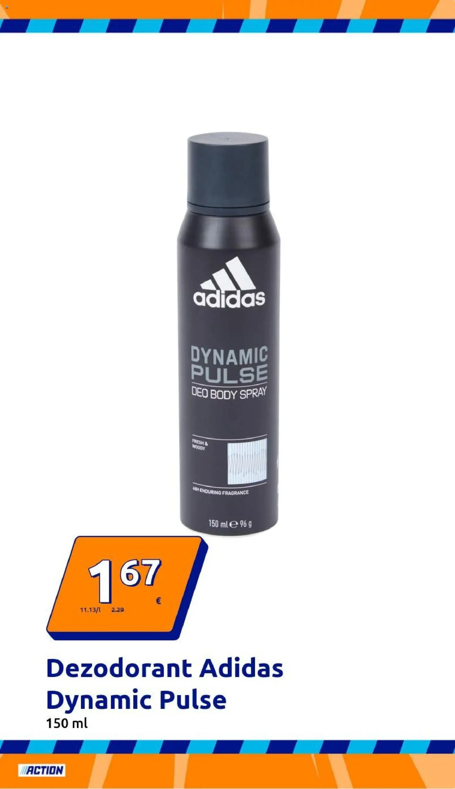 Nové Action akcie – leták je platný od 31.12.2025 | Strana: 3 | Produkty: Dezodorant, Adidas