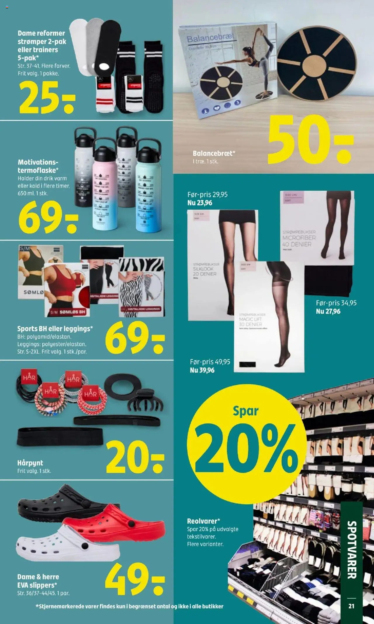 Coop 365 Tilbudsavis gyldig fra 07.08.2025 | Side: 23 | Produkter: BH, Leggings, Strømper, Tights