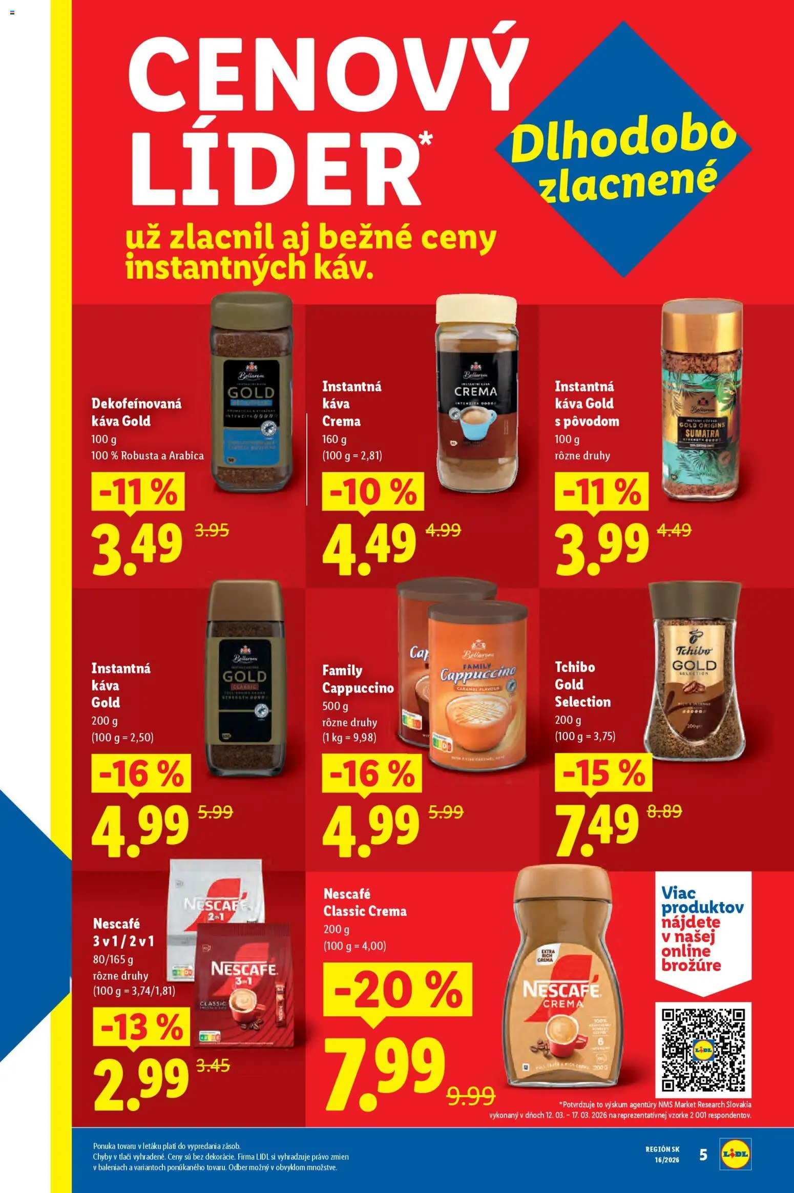 Nové Lidl akcie – leták je platný od 13.04.2026 | Strana: 5 | Produkty: Káva, Nescafé Classic