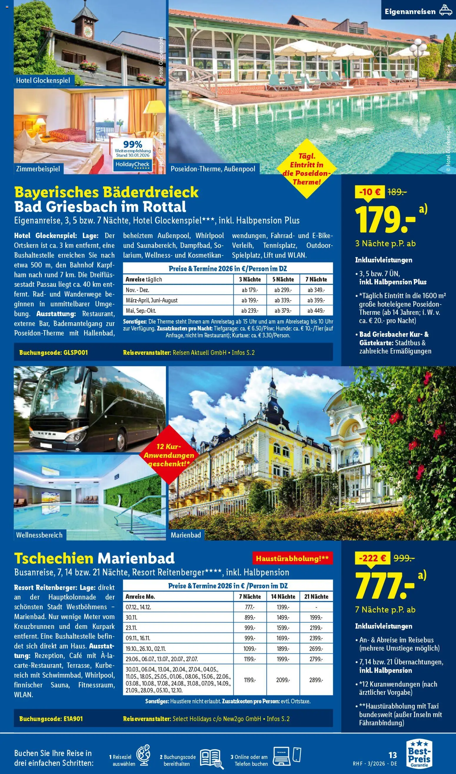 Lidl Reisen Prospekt 	 – gültig ab 28.02.2026 | Seite: 13 | Produkte: Bad, Telefon, Uhr