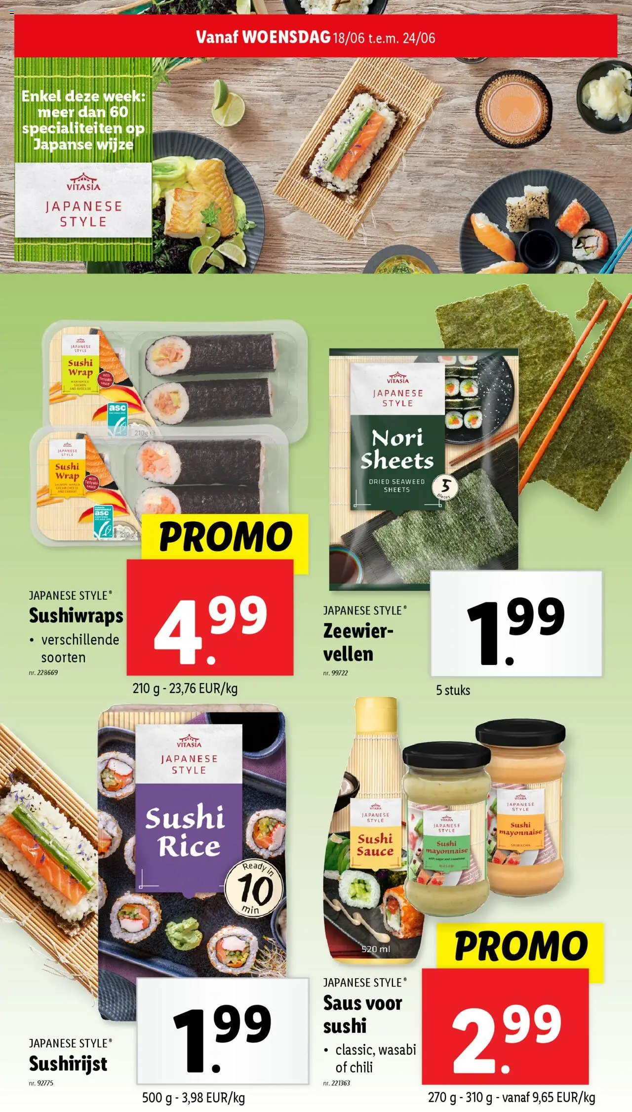  | Pagina: 18 | Producten: Sushi, Saus, Avocado