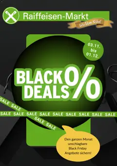 Raiffeisen Markt - Black Friday ab 03.11.2025 gültig