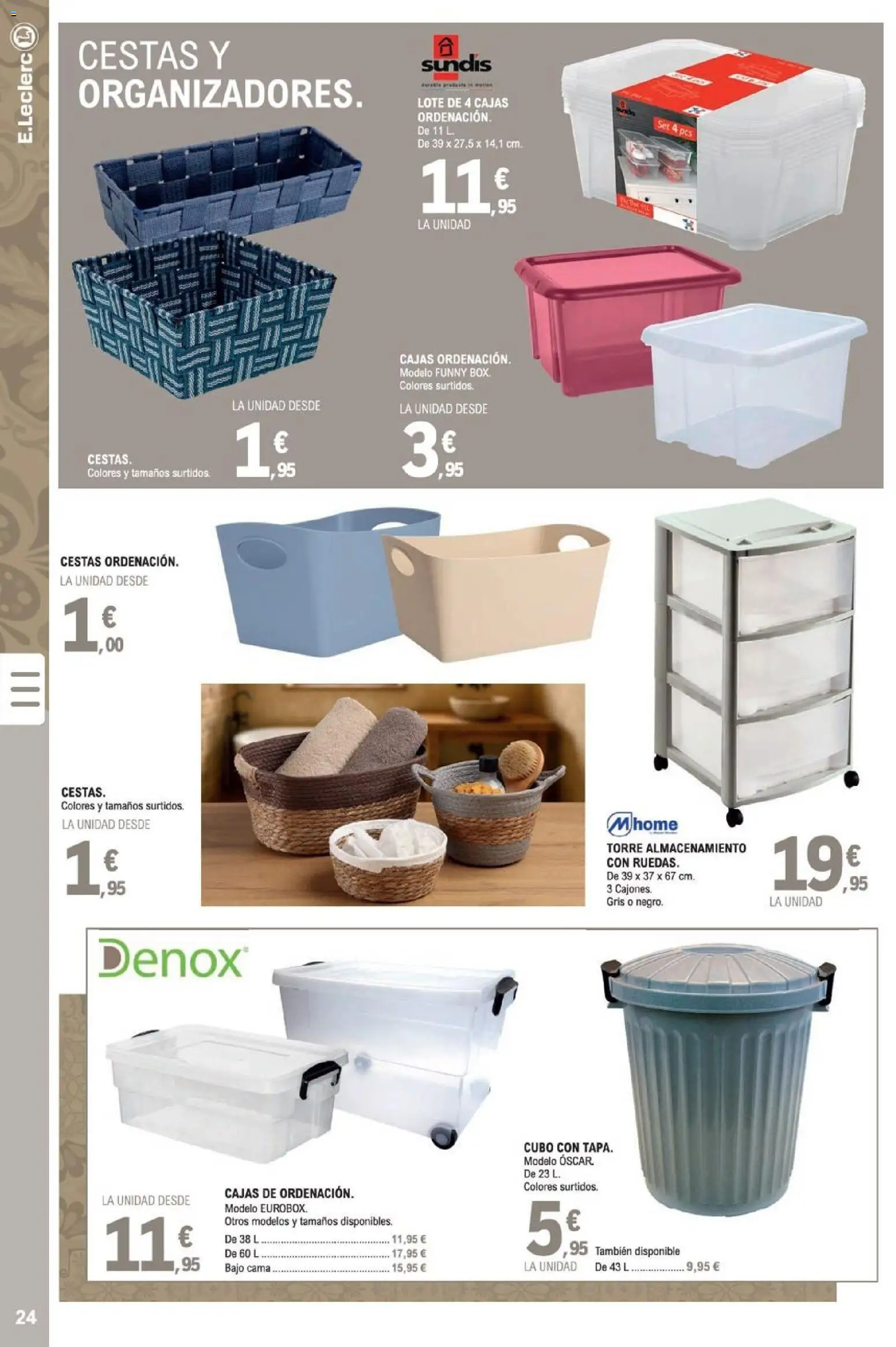 E.Leclerc folleto │ válido desde el 07.01.2026 | Página: 24 | Productos: Cama