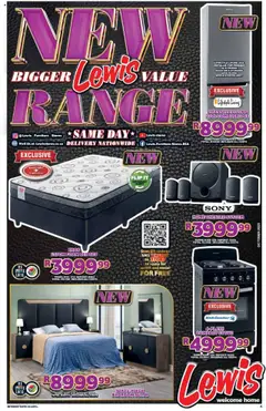 Lewis Stores specials catalogue – valid from 01.10.2025