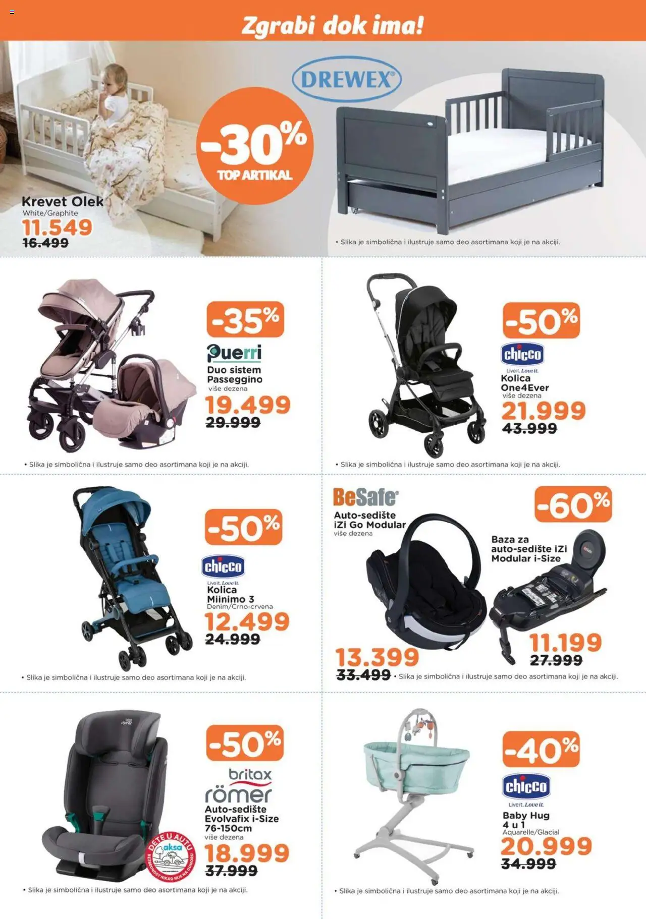 Aksa katalog - važi od 19.09.2025 | Strana: 2 | Proizvode: Krevet, Kolica